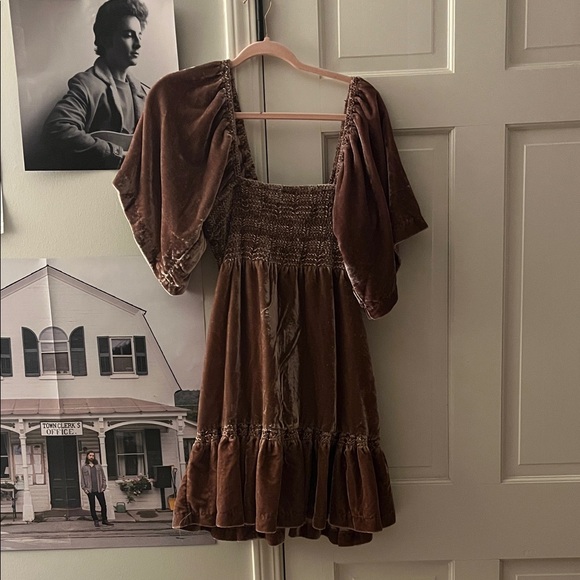 Free People Dresses & Skirts - Free People Brown Mini Dress